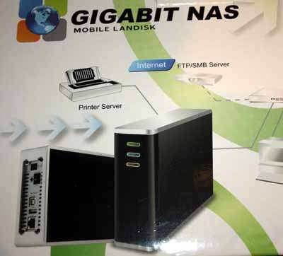 Gigabit NAS Enclosure - Perfect Condition