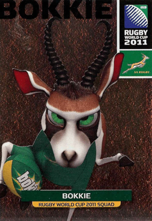 2011 Rugby World Cup - Bokkie Foil Card No 55 New