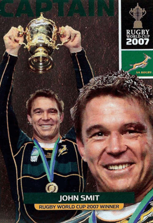 2011 Rugby World Cup - John Smit Captain 2007 Foil Card No 125 New