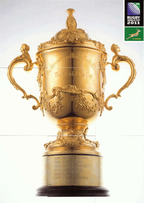 2011 Rugby World Cup - Full Webb Ellis Trophy - New
