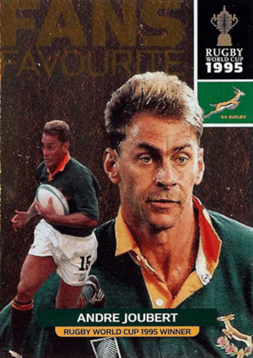 2011 Rugby World Cup - Andre Joubert Fans Favourite Foil Card No 177 New