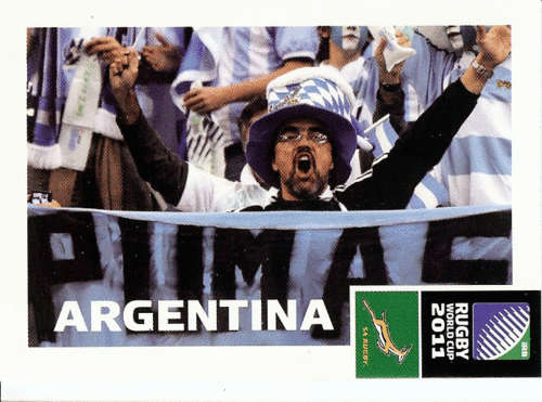 2011 Rugby World Cup - Argentina Fans Card - Card No 031 - Mint