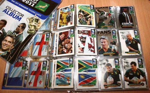 2011 Rugby World Cup - Complete Collection in a Binder - Mint Condition