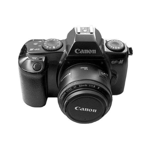 Canon EF- M  35mm SLR Film PLUS Amity Flash and Camera Bag Flash "Pre-Owned"