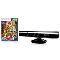 Microsoft Xbox 360 Kinect Sensor + KINECT ADVENTURES GAME !!!