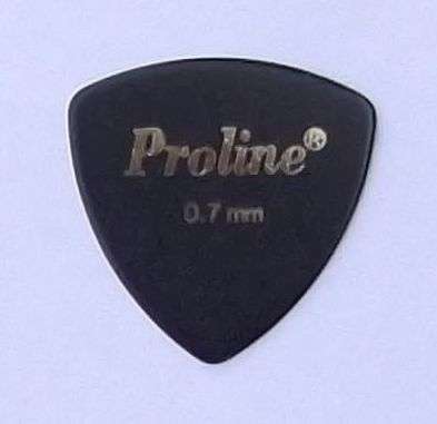 Proline Guitar Picks (Black) [Medium - 0.7mm]