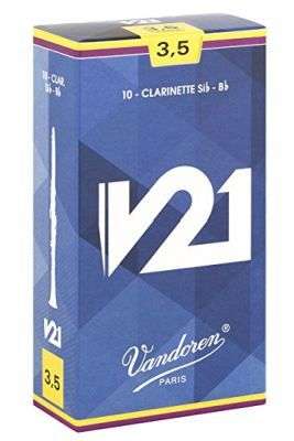 Vandoren V21 Bb Clarinet Reeds [Box of 10 Reeds]