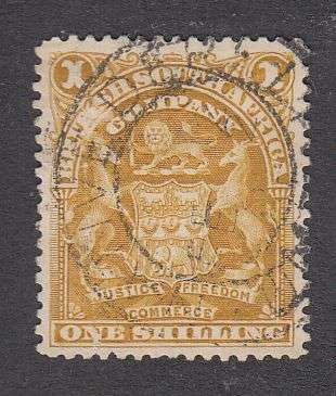 BSAC Rhodesia 1898 SG84? 1s Used