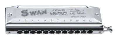 Swan 12 Holes Chromatic Harmonica [Key of C]