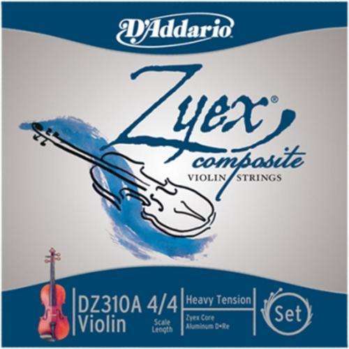 D'Addario Zyex Violin Strings - Full Size - Light Tension