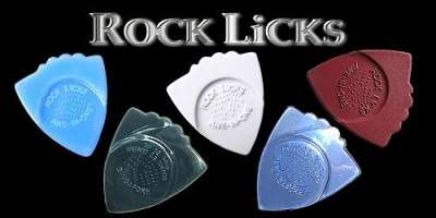 Awe-In-One Rock Licks Guitar Picks [All Types]