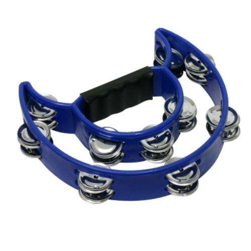 Power Half Moon Tambourine [Blue]