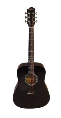 Maxwell 41" Left Handed Dreadnought Guitar [Black]