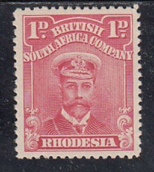 BSAC Rhodesia 1913 P14 SG193? 1d Mint