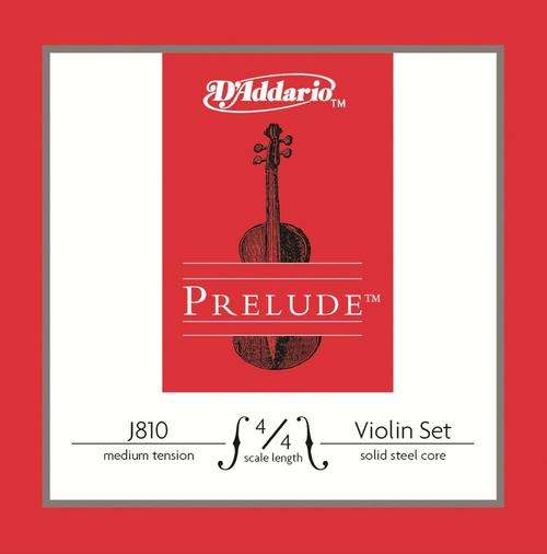 D'Addario Prelude Violin Strings - Full Size - Medium Tension