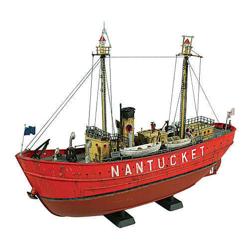 Nantucket Light Ship - 1/95 Scale - Plastic Model Kit (LIN70860)