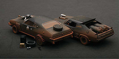 Mad Max 2 The Road Warrior Interceptor / Enemy Car 1/43 Die Cast (AA52749)