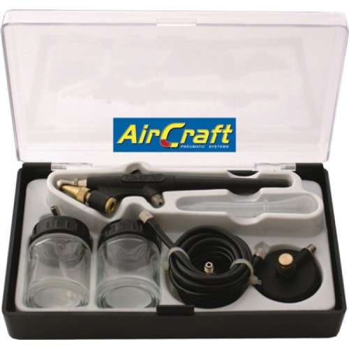 Air Brush Kit with 2 Bowls & Hose (SGA138)