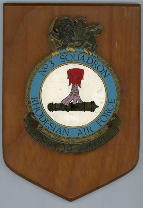 Wooden Shield No.3 Squadron Rhodesian Airforce Swift to Support (SHIELD7)