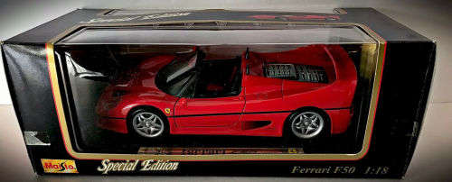 Maisto Special Edition Red 1995 F50 Ferrari - Scale 1 18 (090159318224)