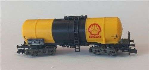 Shell Tanker Wagon - N Gauge (8481)(TAS018217)(Fleischmann)