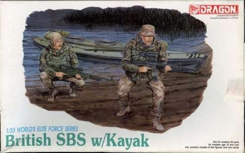 British SBS with Kayak - 1/35 Scale (DN3023)(Dragon Models)