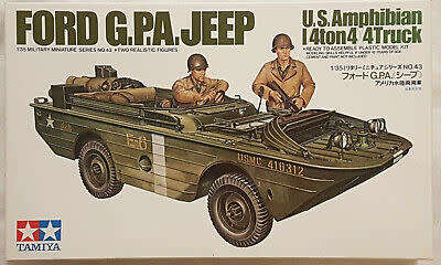 Ford GPA Jeep US Amphibian - 1/35 Scale (TAM35043)(TAS013487)(Tamiya)