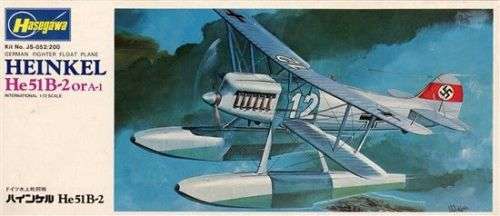 Heinkel He.51B-2 - 1/72 Scale (JS-052)(Hasegawa)