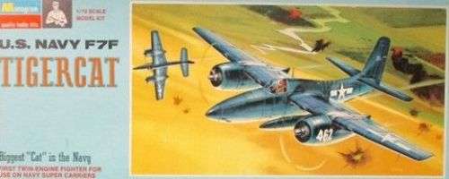 Grumman F7F-3 Tigercat - 1/72 Scale (PA163)(Monogram)