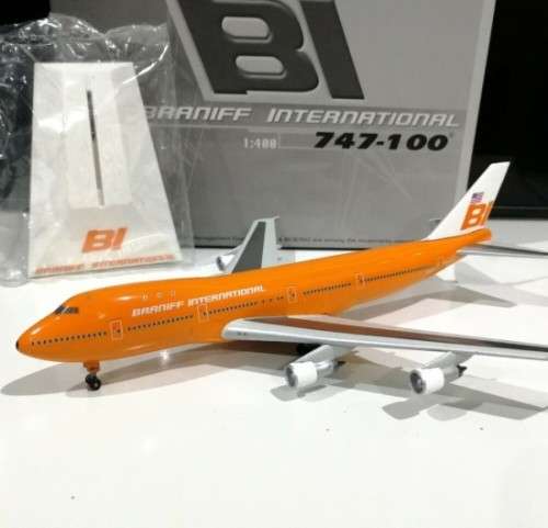 Boeing 747-100 Braniff International - 1/400 Scale (JX058)(Jet-X)