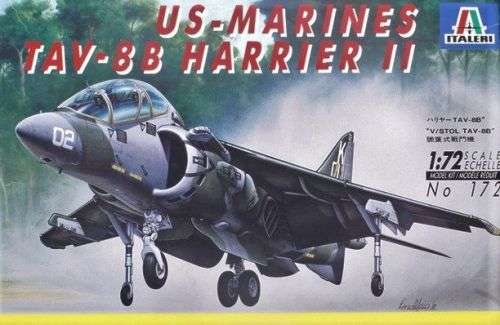 TAV-8B Harrier II US Marines - 1/72 Scale (IT172)(Italeri)