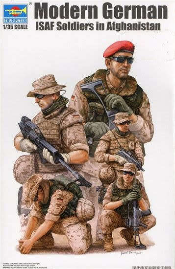 Modern German ISAF Soldiers in Afghanistan - 1/35 Scale (Trumpeter 00421)