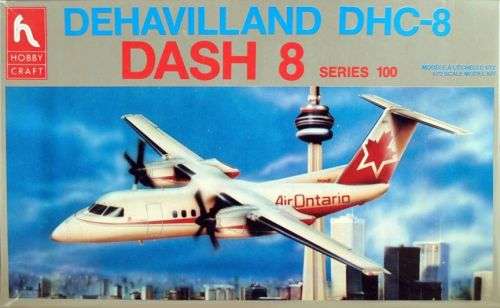 De havilland Canada DHC-8 DASH 8 Series 100 - 1/72 Scale (HC1341)(Hobbycraft)