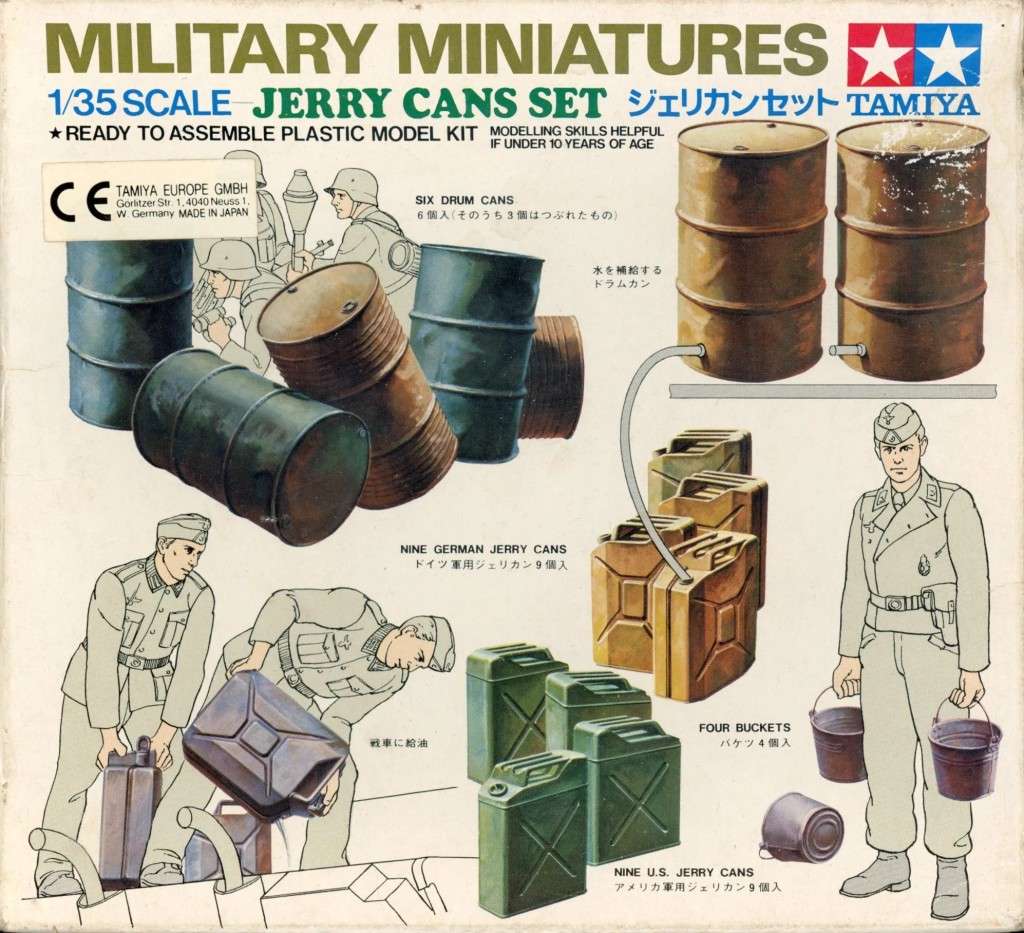 Jerry Can Set - 1/35 Scale (TAM35026)(Tamiya)