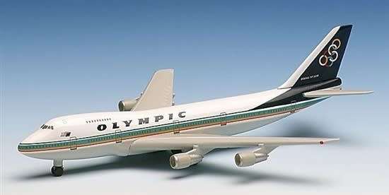 Boeing 747-200 Olympic Airways - 1/500 Scale (HW502405)(TAS007637)(Herpa Wings)