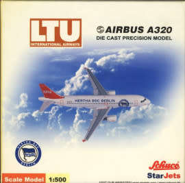 Airbus A320 LTU - 1/500 Scale (SJLTU191)(StarJets)