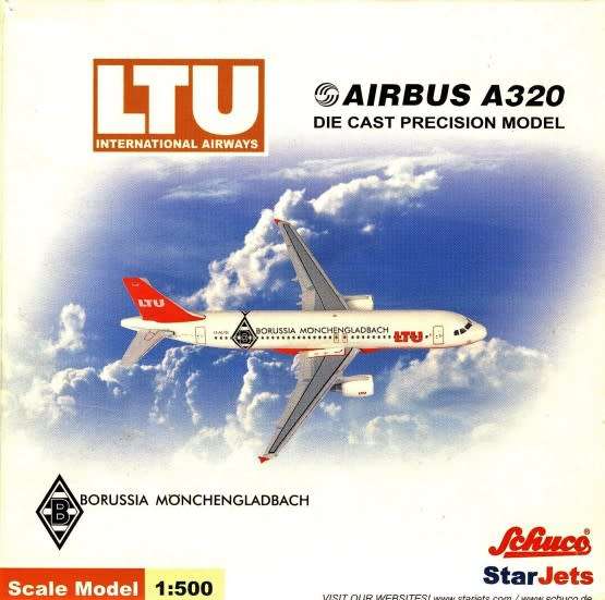 Airbus A320 LTU - 1/500 Scale (SJLTU196)(StarJets)