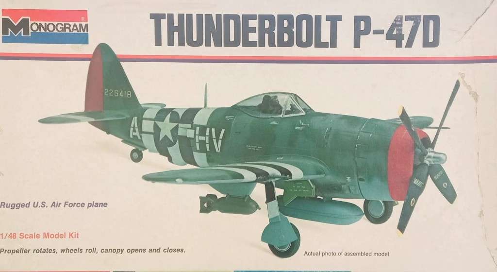 P-47D Thunderbolt - 1/48 Scale (MON6838)(Monogram)