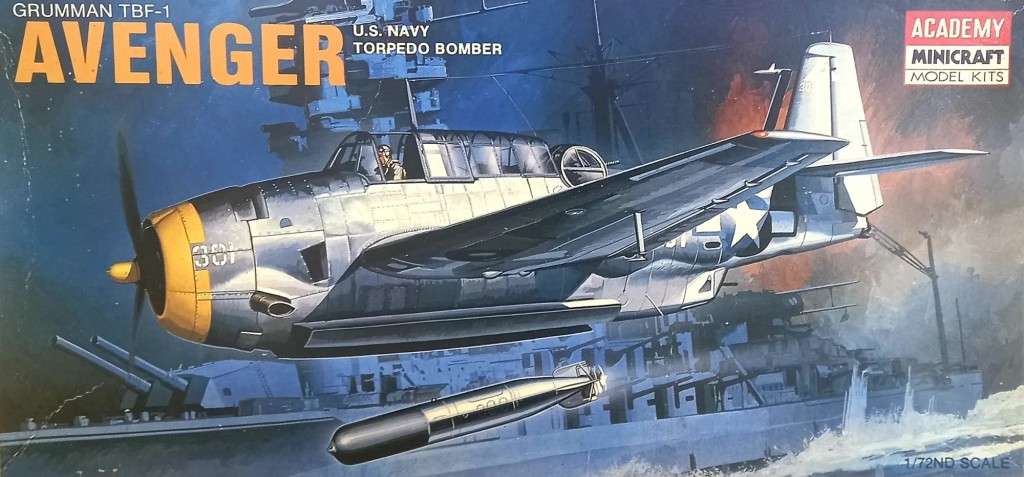 Grumman TBF-1 Avenger - 1/72 Scale (ACAD1651)(Academy)