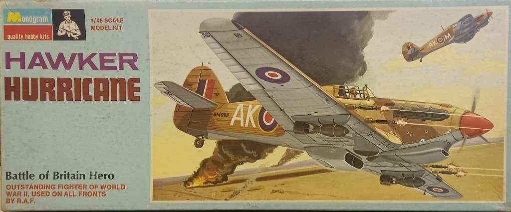 Hawker Hurricane - 1/48 Scale (MONPA90)(Monogram)