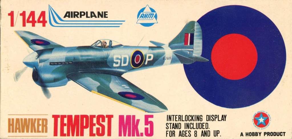 Hawker Tempest Mk.5 - 1/144 Scale (K-415)(TH2183)(AHM Minikits) - REDUCED PRICE
