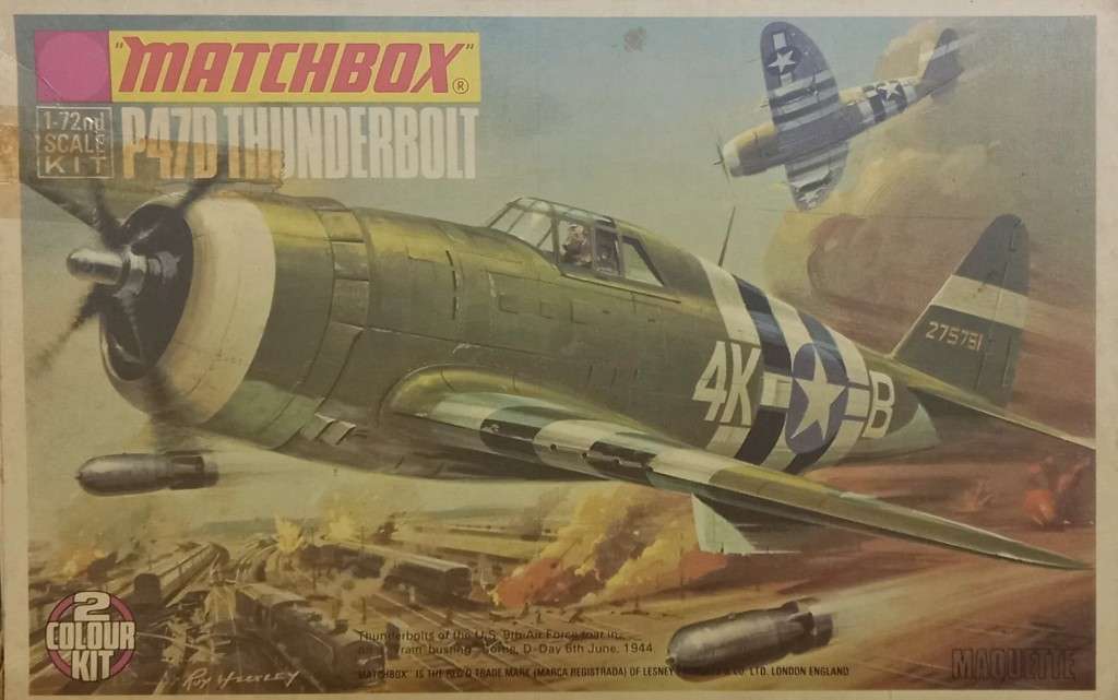 P-47D Thunderbolt - 1/72 Scale (PK-22)(Matchbox)