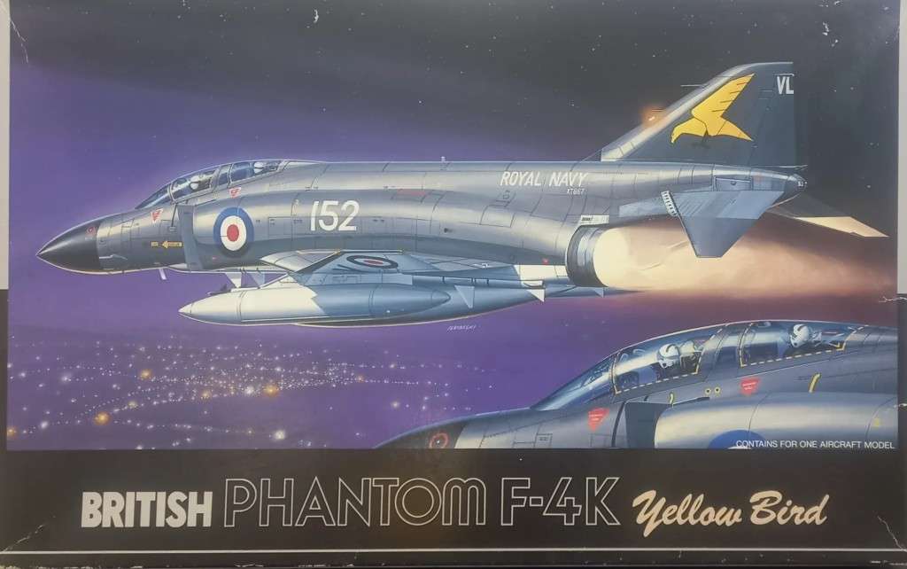 Phantom F-4K `Yellow Bird` RAF - 1/72 Scale (FUJH-8)(TH2240)(Fujimi)