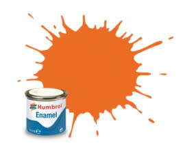 Orange Matt Enamel Paint 14ml (H46)(Humbrol)