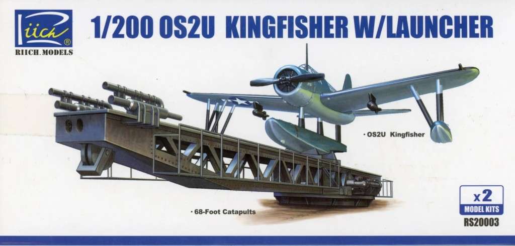 OS2U Kingfisher (2 kits in box) - 1/200 Scale (TS20003)(TH2251)(Riich Models) - REDUCED PRICE