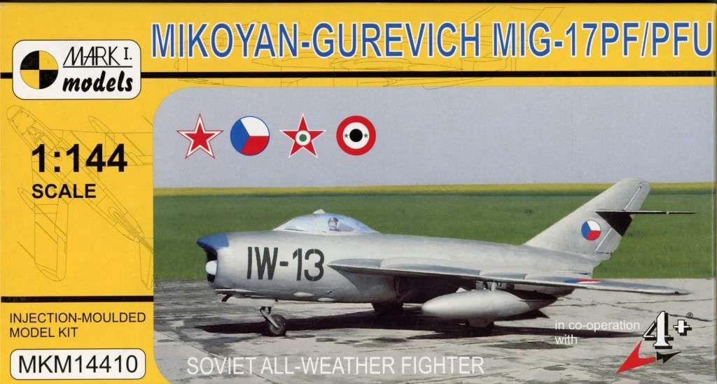 MiG-17PF/PFU - 1/144 Scale (MM14410)(TH2261)Mark 1 Models)