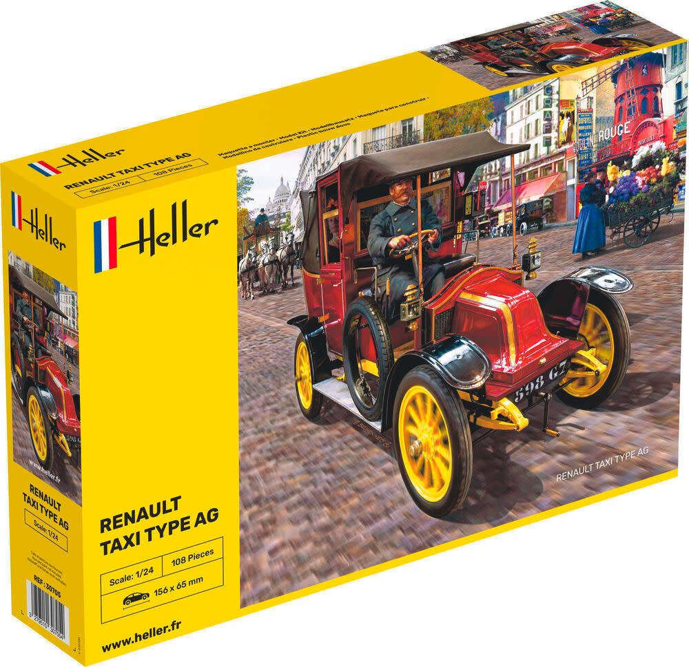 Renault Taxi Type - 1/24 Scale (HEL30705)(Heller)