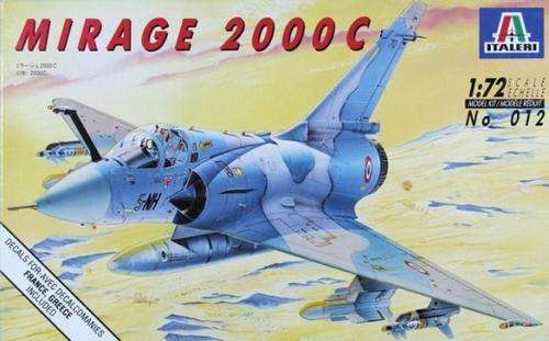 Mirage 2000C 1/72 Scale (Plastic Model Kit)