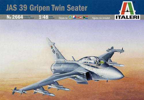 Saab JAS-39 Gripen Two-Seater 1/48 Scale - Plastic Model Kit (IT2664)