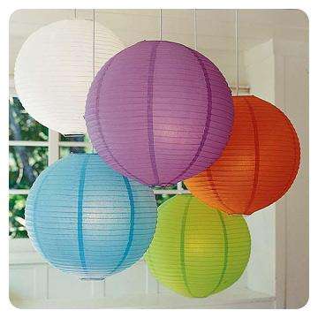 PAPER LANTERNS - fill with fairy lights for a perfect function